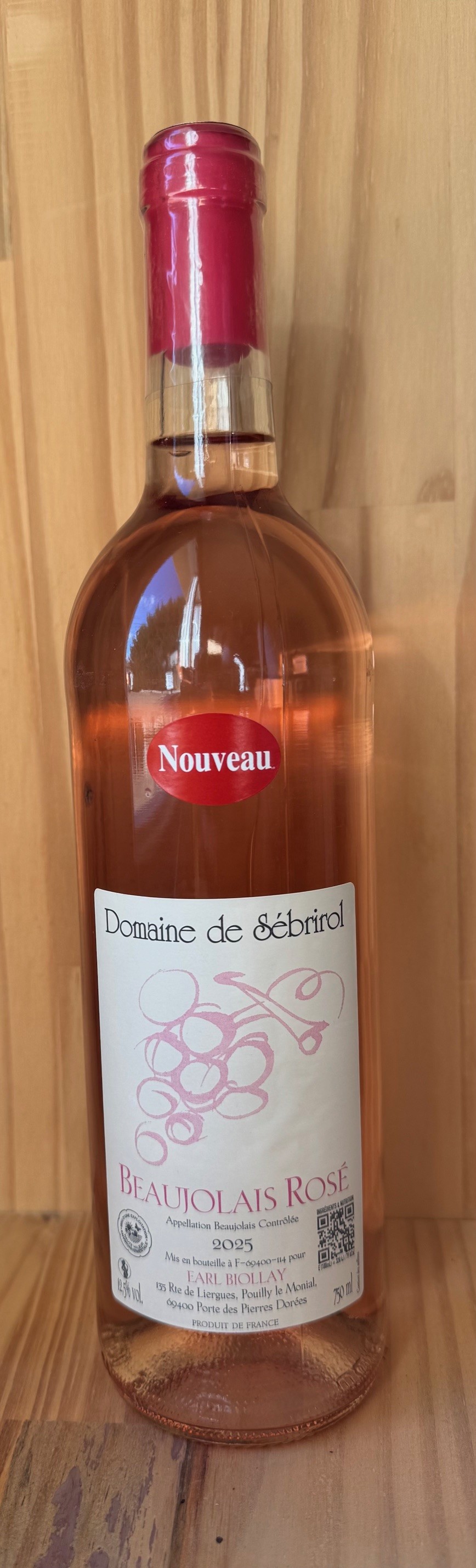 BEAUJOLAIS ROSÉ NOUVEAU 2025 